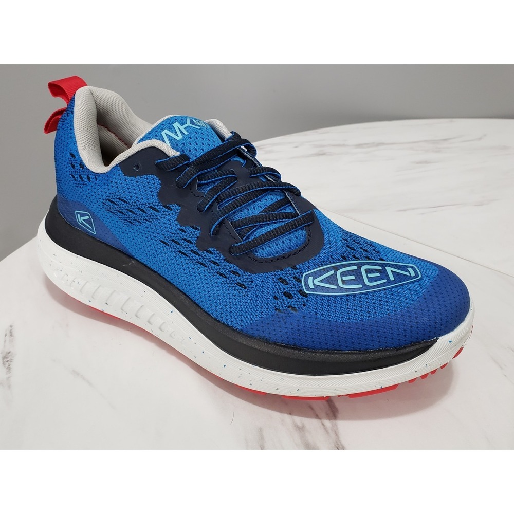 NEW NO BOX MEN SZ 7 Keen WK400 Walking Shoes Sneakers Austern Red Carpet 1027473